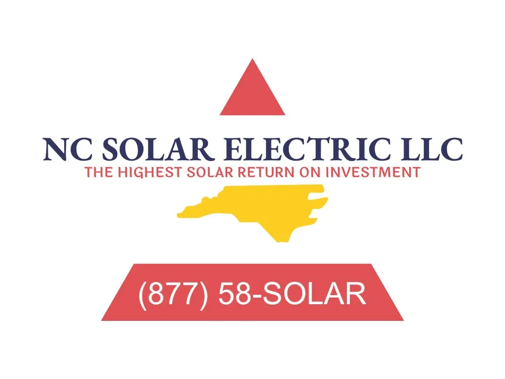NC Solar Electric LLC logo with phone number